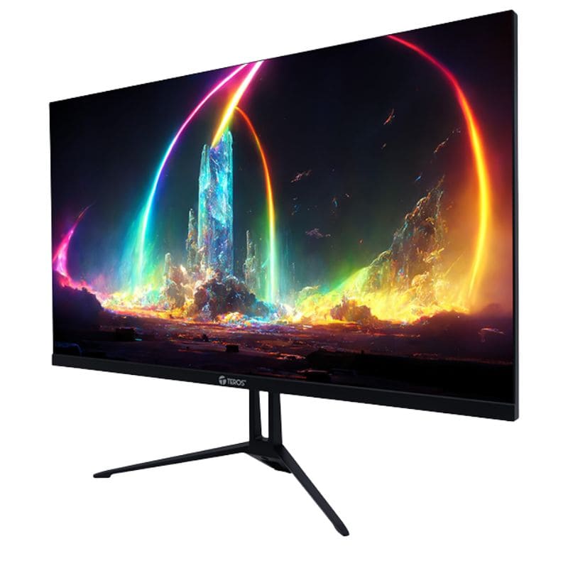 Monitor plano TEROS TE-2714S, 27" FHD IPS, 144Hz, 1ms, HDMI, DP, Audio out, Parlantes