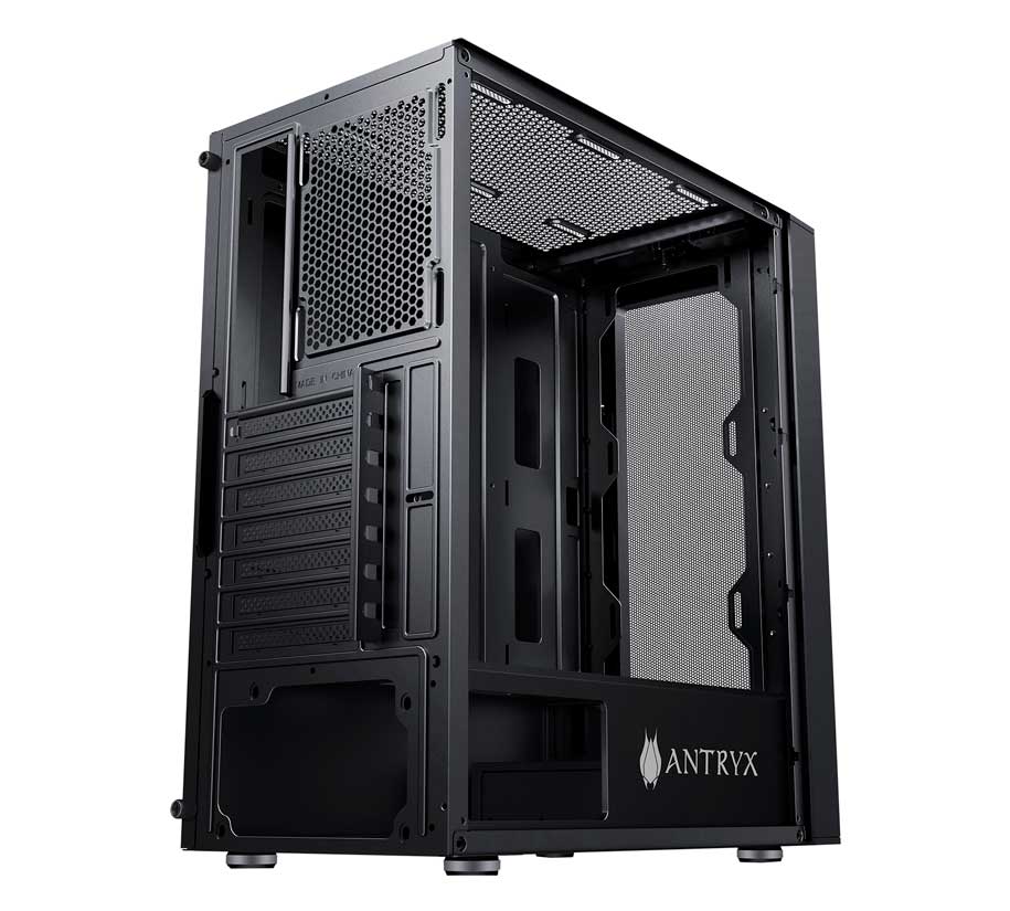 Case C/Fuente B500w ANTRYX XTREME NC-253, C/Cinta Led, Vidrio Templado.