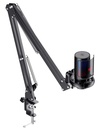 Micrófono con Soporte Havit GK50 PRO, Cardioide, RGB, Black, USB.