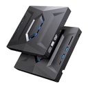 Lectora DVD externa 5 en 1, Mod 829U3, lector de tarjetas TF SD, USB 3,0, Interfaz USB 3.0/Tipo C.