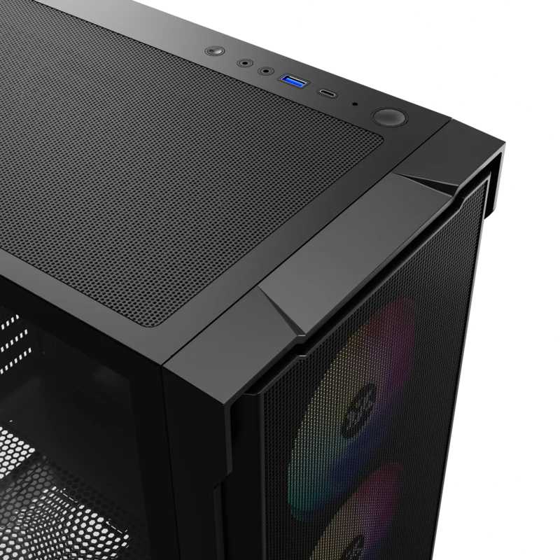Case Adata XPG VALORMESHMT, Vidrio Templado, S/Fuente USB 3.0, Black.