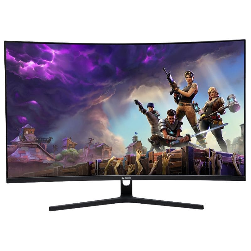 Monitor Teros TE-3250S, 31.5" Curvo, 75Hz, VA, 2560x1440 QHD, HDMI/DisplayPort, Freesync