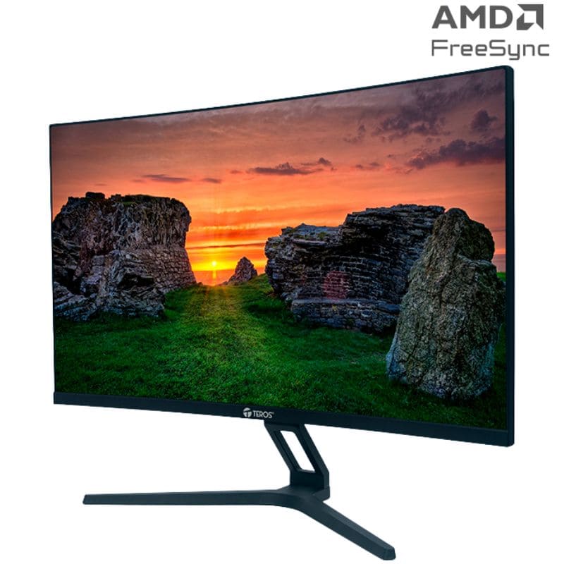 Monitor curvo TEROS TE-2734S, 27" FHD VA, 144HZ, 1MS, HDMI, DP, Audio out.