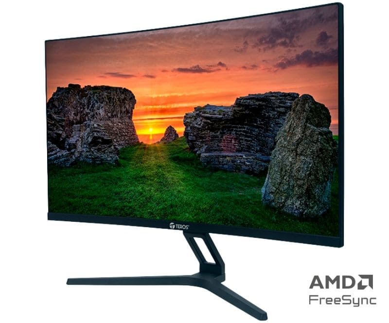 Monitor curvo TEROS TE-2734S, 27" FHD VA, 144HZ, 1MS, HDMI, DP, Audio out.