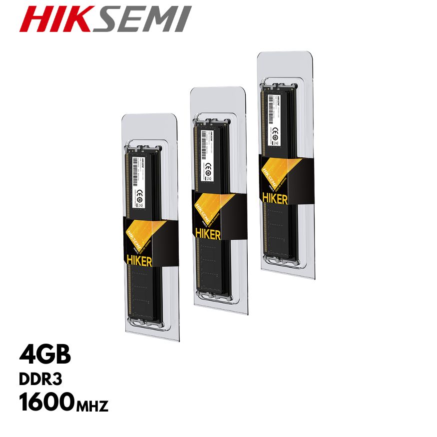 Memoria RAM Hiksemi HikerDDR3 4GB DDR3-1600 MHz, CL-11, 1.5V.