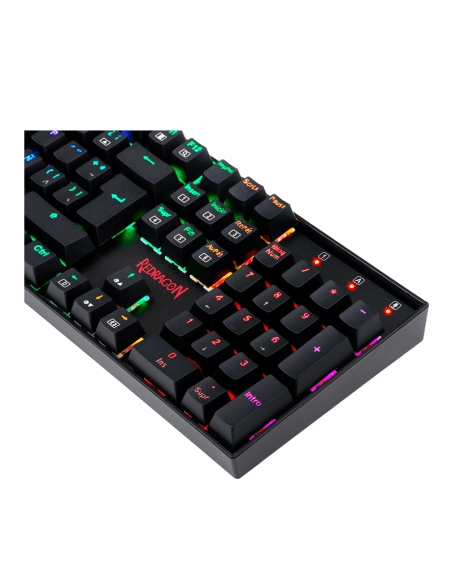 Teclado Redragon K551RGB MITRA black, Switch Red, Español