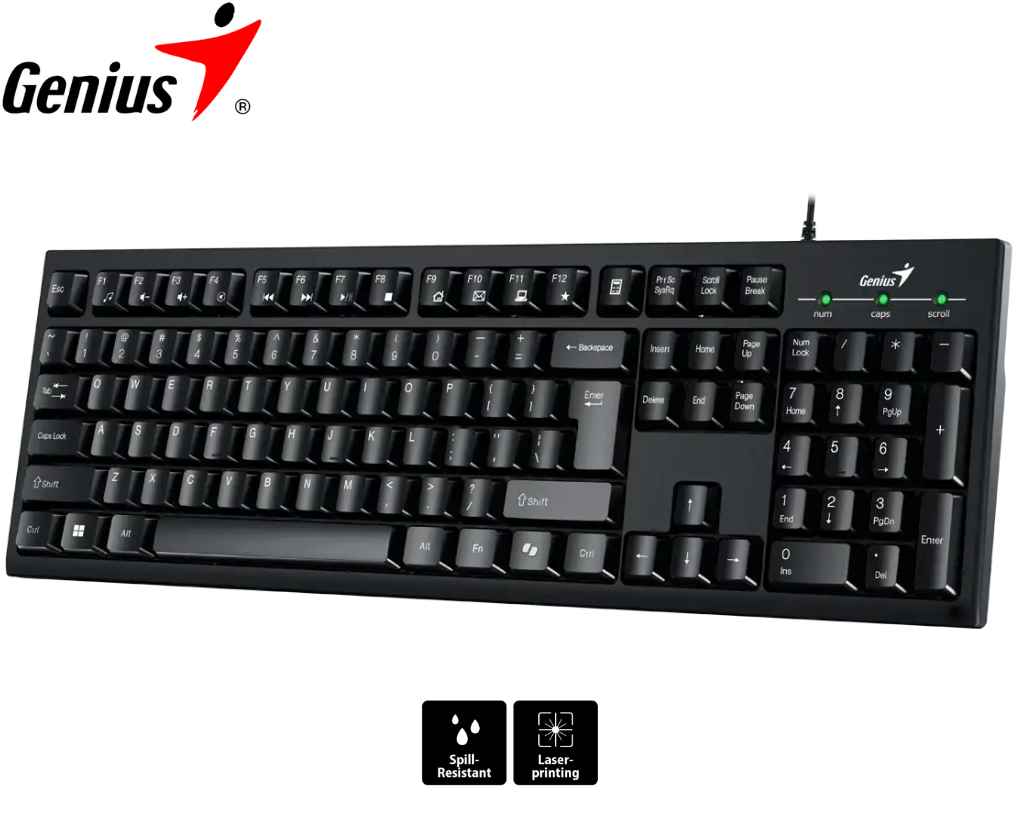 Teclado Genius Smart KB-100, Usb, Black.