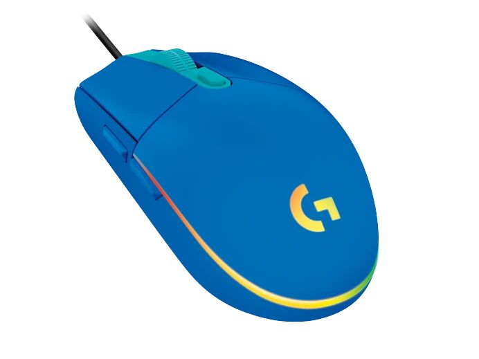 Mouse LOGITECH G203 LIGHTSYNC Optical 8000 DPI RGB Blue (910-005792)