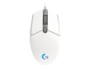 MOUSE LOGITECH G203 LIGHTSYNC OPTICAL 8000 DPI RGB WHITE (910-005791)