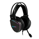 Audífono Gaming TEROS TE-8170N Estéreo 7.1, Micrófono, Conector USB, Negro, RGB.