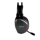 Audífono Gaming TEROS TE-8170N Estéreo 7.1, Micrófono, Conector USB, Negro, RGB.