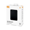 Disco Duro Externo Western Digital Elements Portable, 2TB, USB 3.0, Negro.