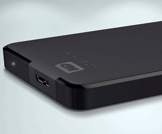 Disco Duro Externo Western Digital Elements Portable, 2TB, USB 3.0, Negro.