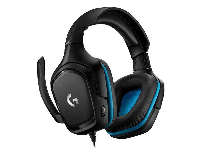 AUDIFONO C/MICROFONO LOGITECH G432 BLACK GAMING 7.1, CABLE