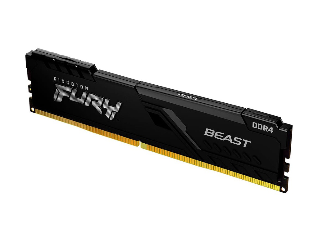 Memoria Kingston Fury Beast, 16GB, DDR4, 3200 MHz, PC4-25600, CL16, 1.35V.