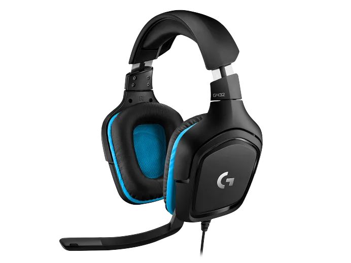 AUDIFONO C/MICROFONO LOGITECH G432 BLACK GAMING 7.1, CABLE