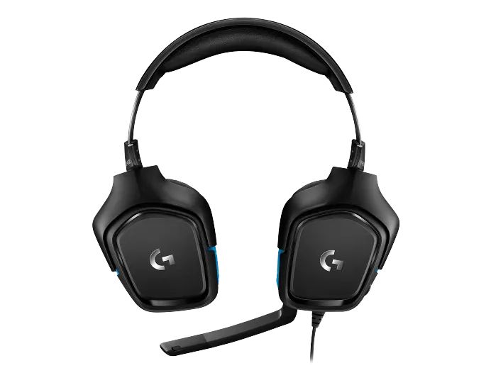 AUDIFONO C/MICROFONO LOGITECH G432 BLACK GAMING 7.1, CABLE