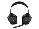 AUDIFONO C/MICROFONO LOGITECH G432 BLACK GAMING 7.1, CABLE