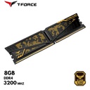 MEMORIA RAM  TEAMGROUP T-Force Vulcan TUF, 8GB DDR4-3200 MHz, CL16, 1.35V