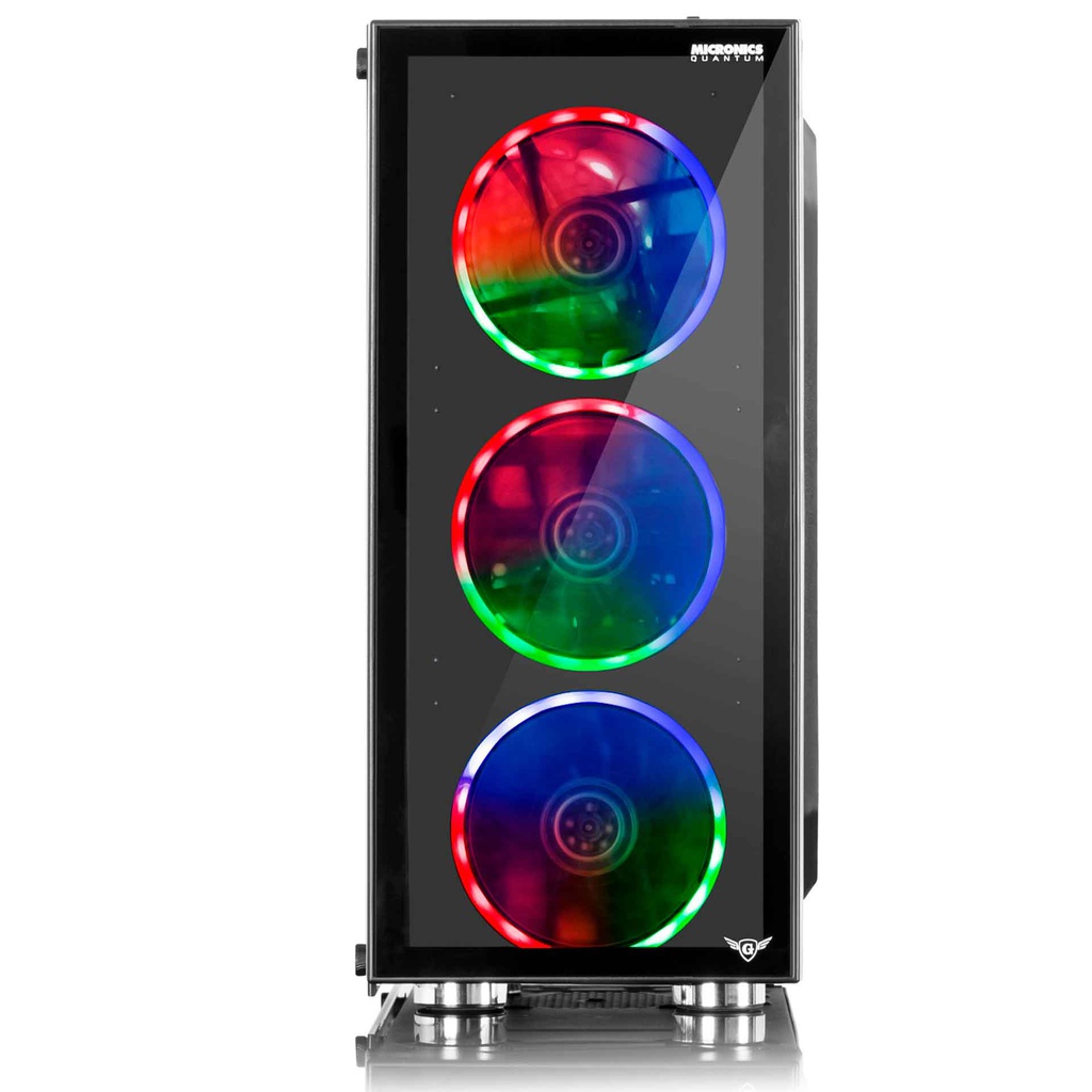 CASE MICRONICS QUANTUM USB 3.0 X4FAN DOUBLE RING RGB