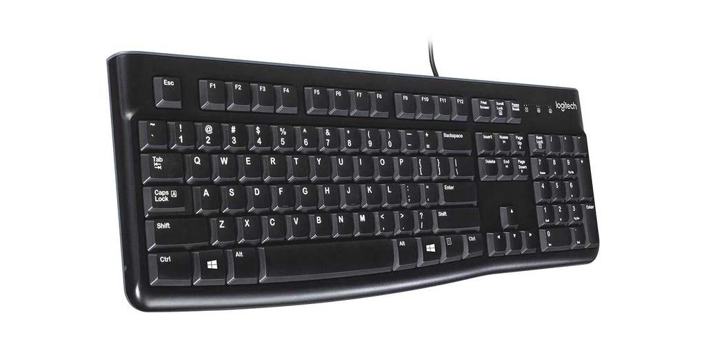 TECLADO LOGITECH K120 USB SP NEGRO