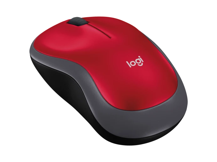 Mouse LOGITECH M185 Wireless Red