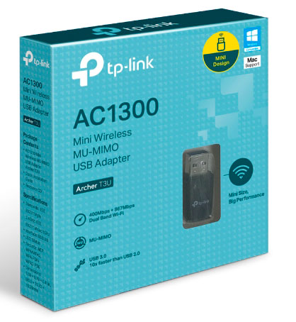 Adaptador Inalámbrico USB TP-LINK Archer T2UB AC600 Nano Wi-Fi Bluetooth 4.2