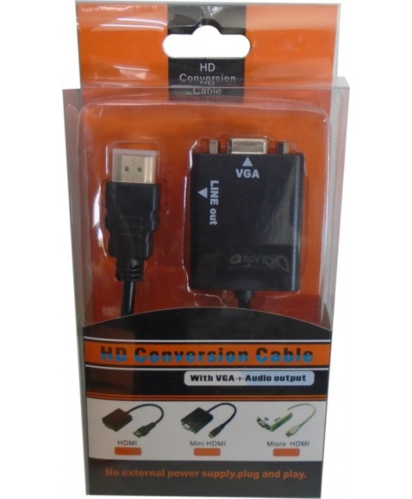 Adaptador HDMI a VGA Caja.