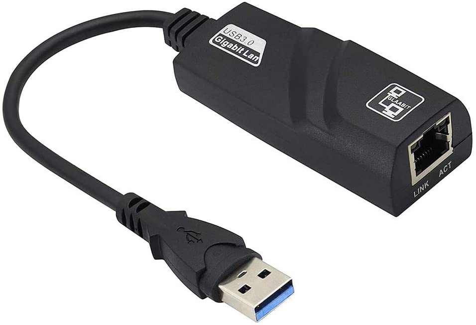 Adaptador USB 3.0 a RJ45 USB LAN Ethernet Gigabit