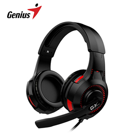 AUDIFONO C/MICROFONO GENIUS HS-G600V VIBRATION BLACK, CABLE