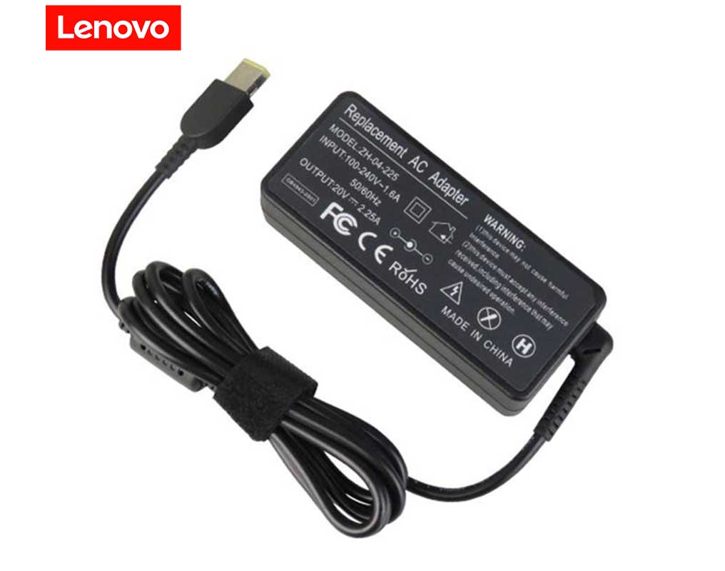 Cargador Compatible LENOVO 20V 2.25A  45W Punta USB