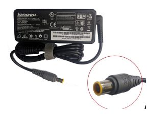 Cargador Compatible Lenovo 20v 3.25A, 65W - 7.9*5.5, Punta Aguja Amarilla.