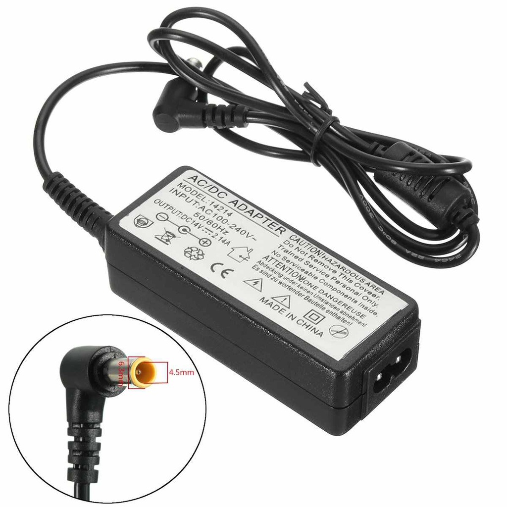 Cargador Monitor Samsung 14V, 2.14a 30w, 6.5*4.4