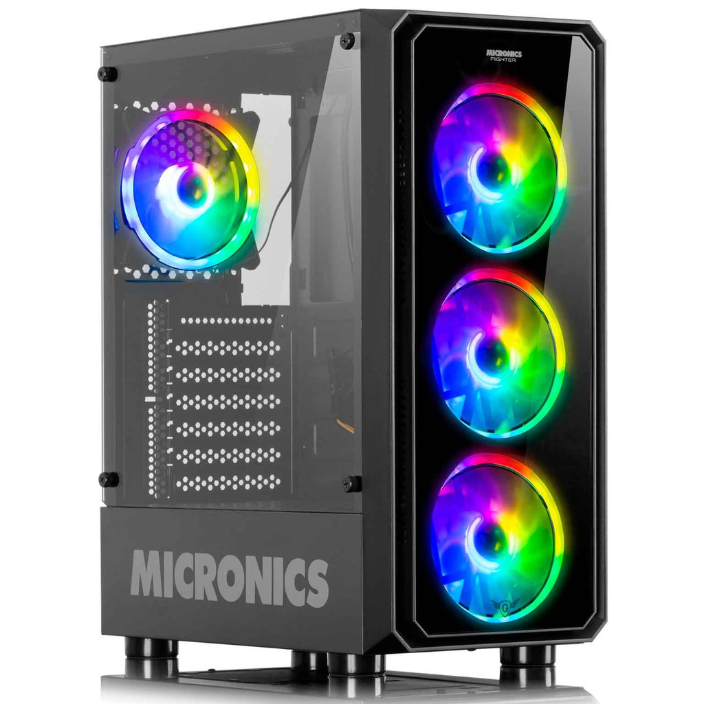 CASE MICRONICS FURIOUS (FIGHTER) USB 3.0 X4FAN RGB