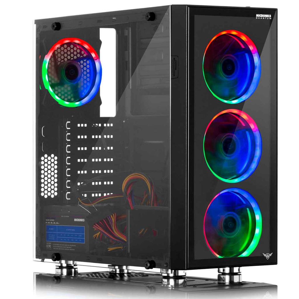 CASE MICRONICS QUANTUM USB 3.0 X4FAN DOUBLE RING RGB