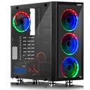 CASE MICRONICS QUANTUM USB 3.0 X4FAN DOUBLE RING RGB