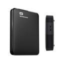 Disco Duro Externo Western Digital Elements Portable, 1 TB, USB 3.0, Negro.