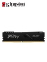 Memoria RAM KINGSTON Fury Beast, 8GB, DDR4-3200MHz, PC4-25600, CL16, 1.35V.