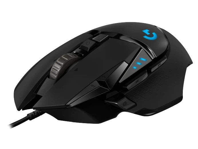 Mouse Logitech LIGHTSYNC G502 Hero, 1600dpi, RGB, Black.