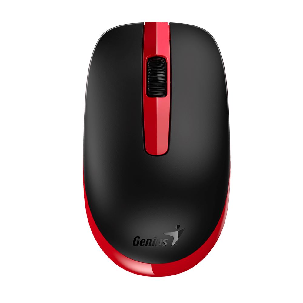 Mouse Genius NX-7007, Wireless Blueeye, Black/Red.