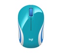 Mouse Logitech M187 Mini Inalámbrico, Refresh Light Blue.