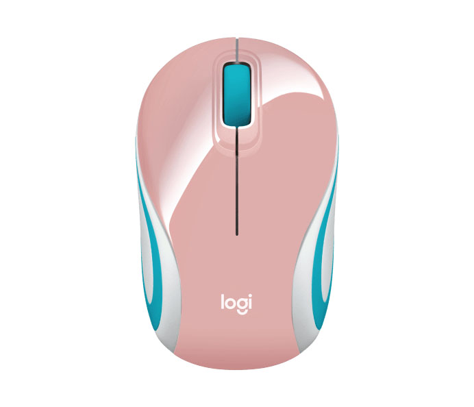 Mouse Logitech M187 Mini Inalámbrico, Refresh Pink.