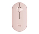 Mouse LOGITECH PEBBLE M350 Silent Wireless/Bluetooth, Rose.