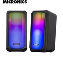 Parlante Micronics LUXOR MIC-S305 2.0 RGB