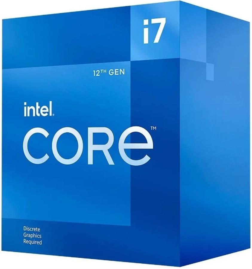 Procesador Intel Core i7-12700F, 2.10 / 4.90GHz, 25MB SmartCaché, LGA1700, Intel 7(10nm)