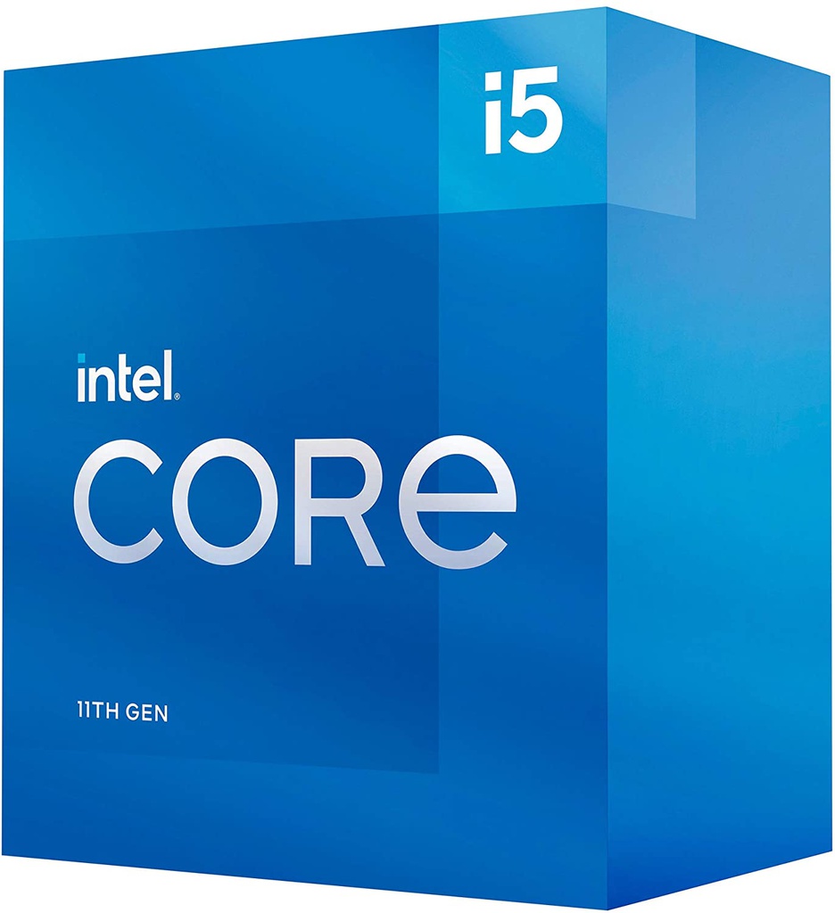 PROCESADOR INTEL CORE i5-11400F 2.60 / 4.40 GHz, 12 MB Caché L3, LGA1200, 65W, 14 nm.