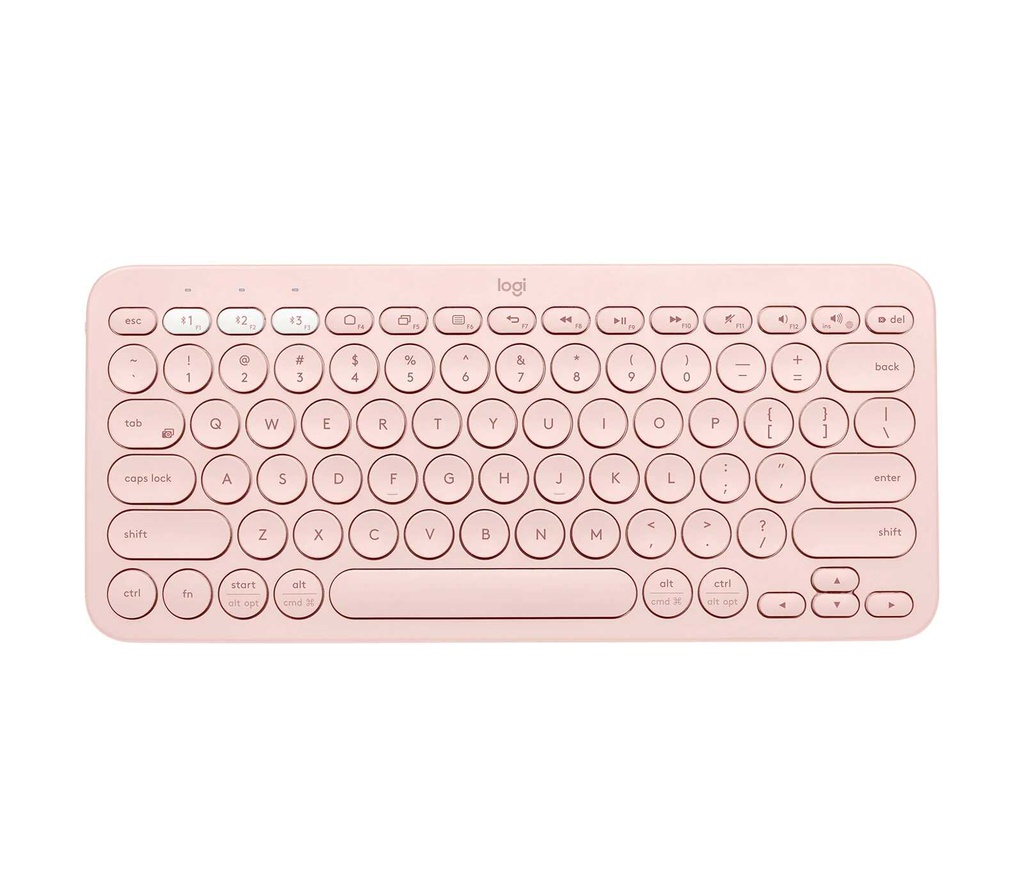 Teclado Inalámbrico Logitech K380 Multi-Device Bluetooth, Rose SP.