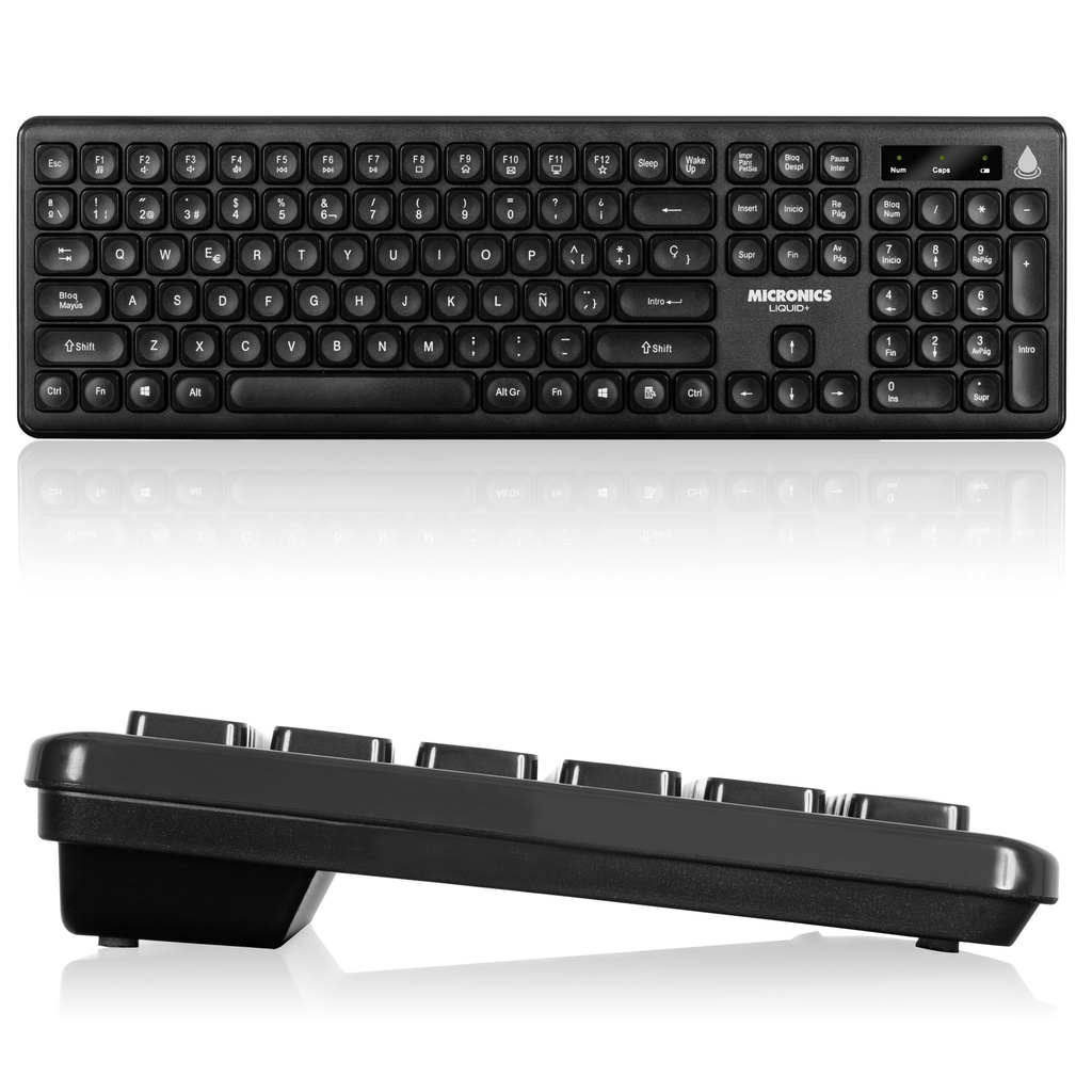 TECLADO MICRONICS  LIQUID MULTIMEDIA USB