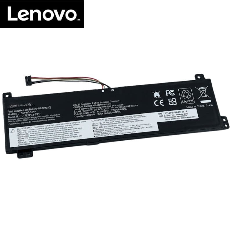 Bateria Compatible Lenovo, L17M2PB3 L17L2PB3 7.6V 34Wh, 2 Celdas, V330(14ISK,15ISK,15IKB) Int.