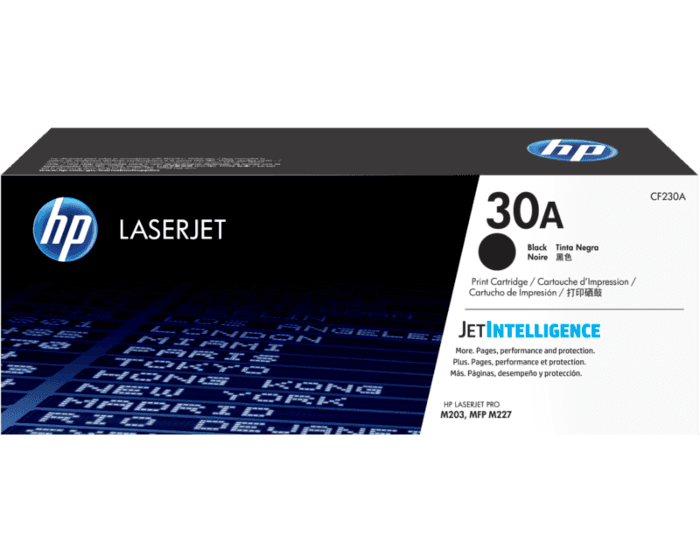 Toner HP CF230A (30A), Negro. 1600pag.